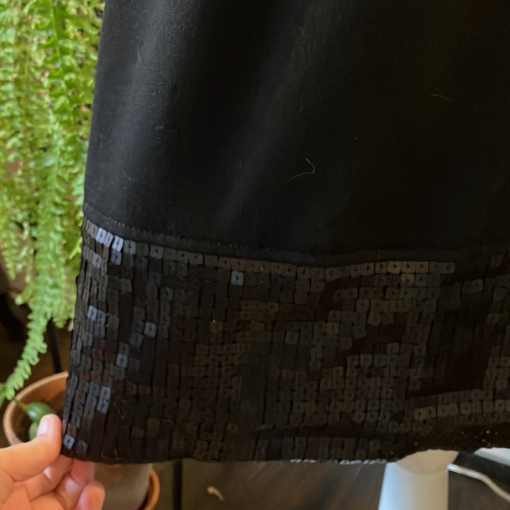 Muse Black Halter Cocktail Dress size 8 - Picture 4 of 5
